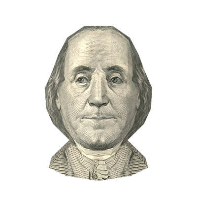 US $100 Bill- Benjamin Franklin